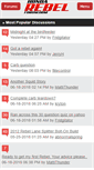 Mobile Screenshot of hondarebelforum.com